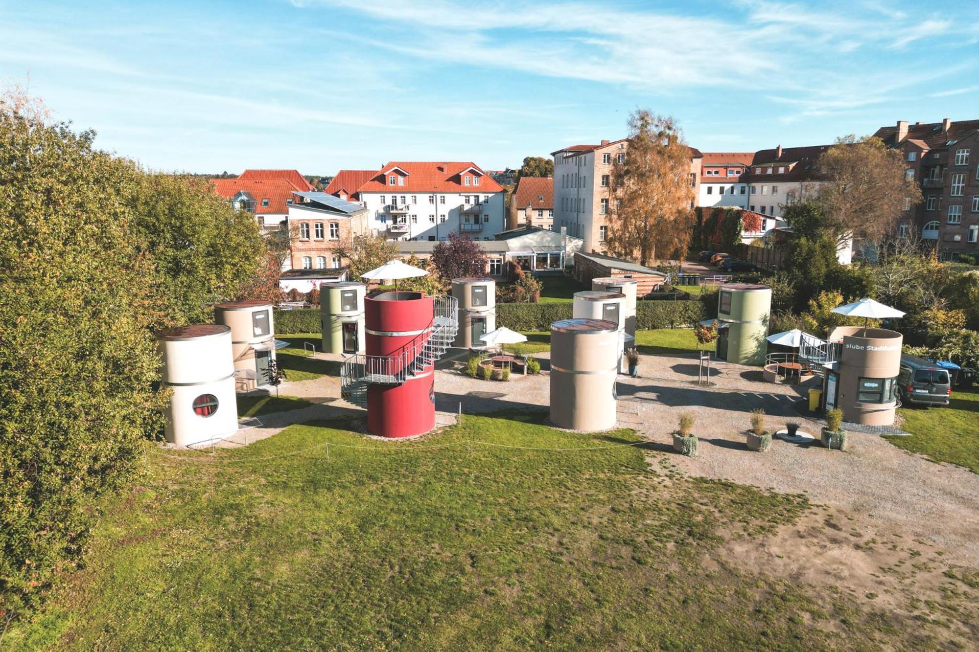 Slube Am Stadthafen Neustrelitz Buitenkant foto